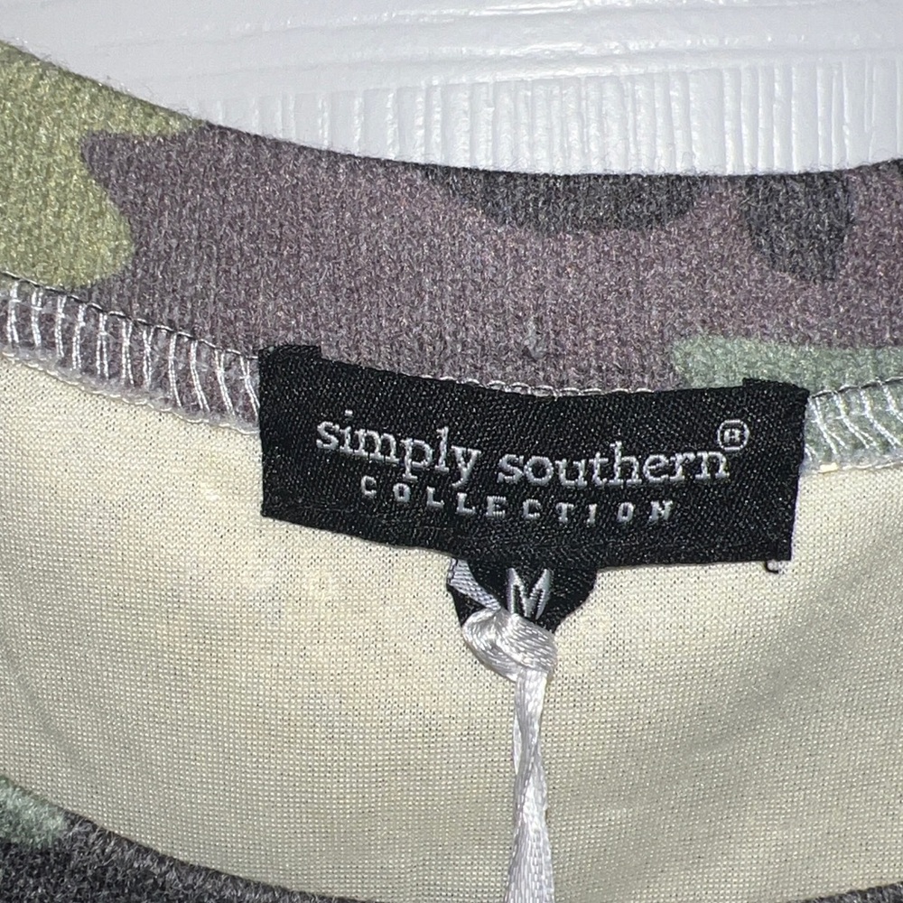 Simply Southern Gold Sequin Camo Dress M NWT - Picture 4 of 9